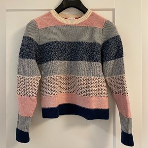 Club Monaco Multicolored Italian Cashmere Sweater